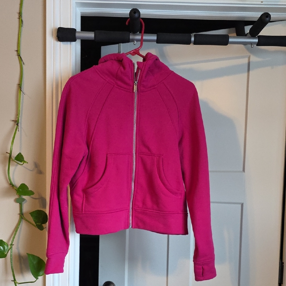 Vibrant Pink Women's Zip-Up Hoodie